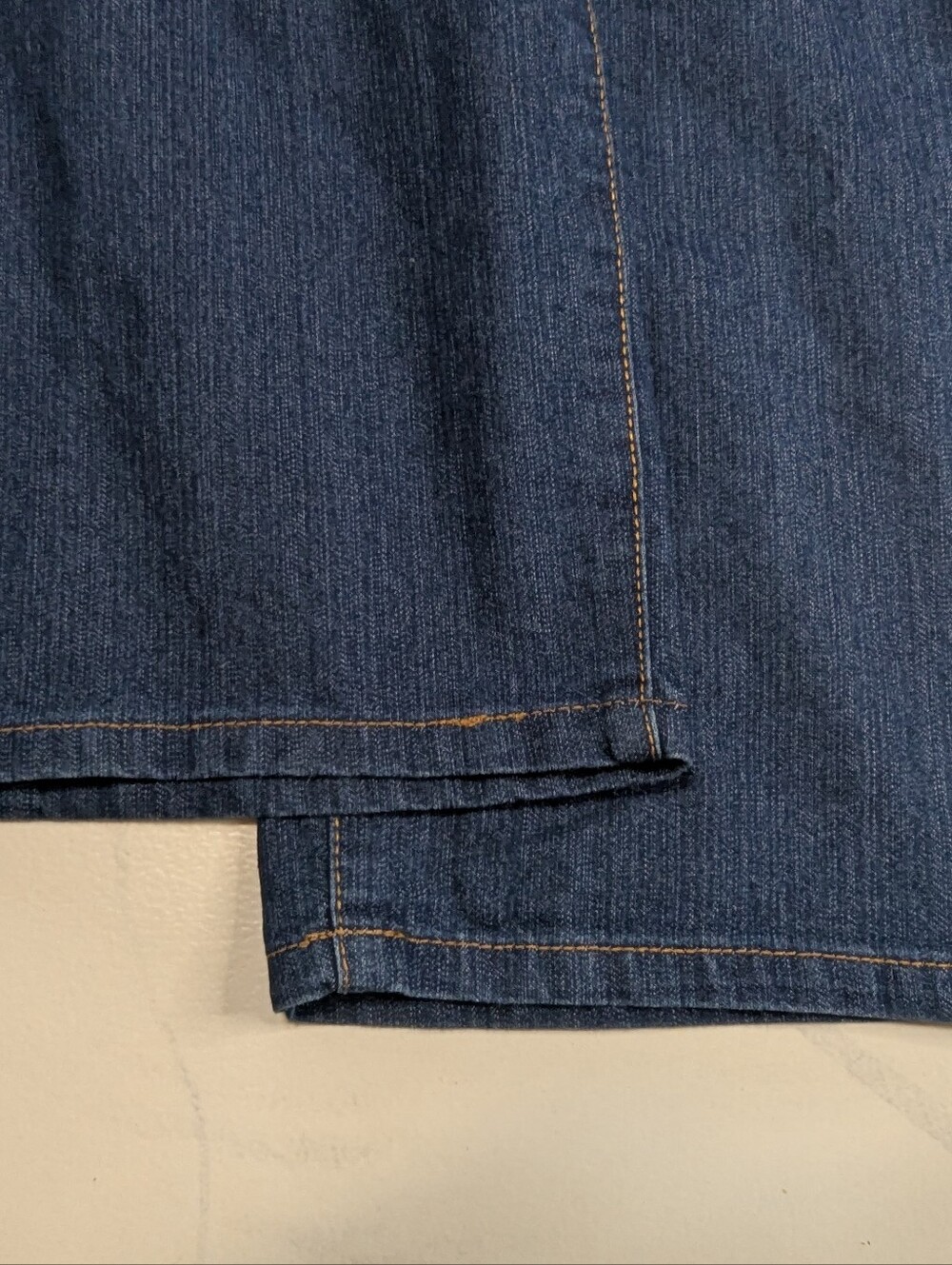 Jeno Neuman Blue Denim Pull On Pants Women's Size 18 Elastic Waist Comfort - Picture 4 of 9